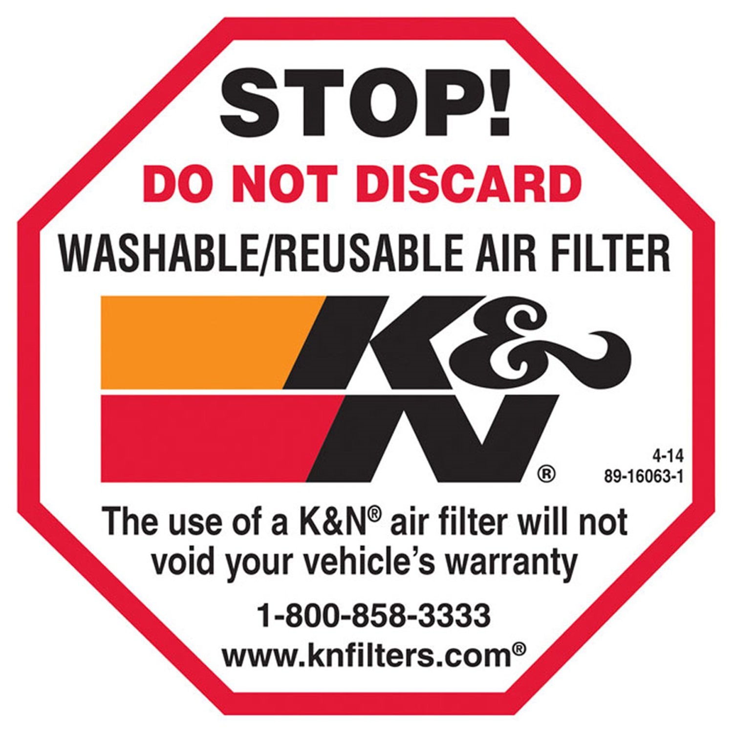 Amazon.com: K&N Decal; Stop 2-1/2